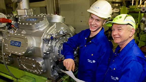 Two engineers working