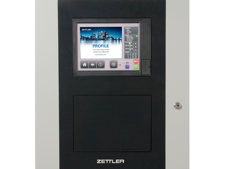 A ZETTLER Adressable fire control panel