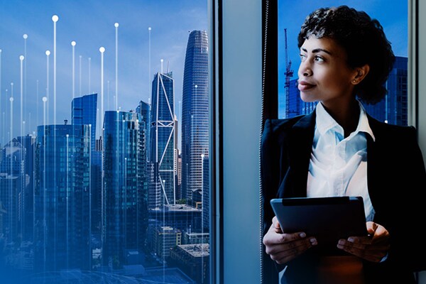 OpenBlue woman right